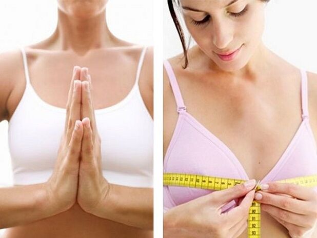 Mesure des seins et exercices pour les agrandir.