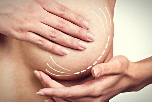 frotter de la crème sur les seins pour les agrandir